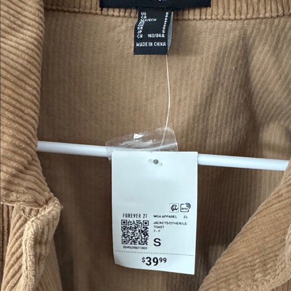 Corduroy Trucker Jacket in Camel - Picture 5 of 5